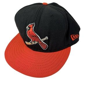 New Era 59Fifty Fitted St Louis Cardinals Baseball Hat Size 8 Wool Blend